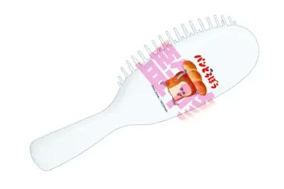 日本製 パンどろぼう オイルヘアブラシ絵本 クシ くし 髪の毛 ブラシ ヘアブラシ ヘアケア 美容 雑貨 グッズ かわいい