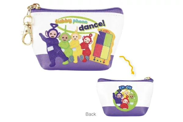テレタビーズ Teletubbies 三角ミニポーチイラスト アニメ ポーチ ケース 小物入れ 収納 メイク 化粧 コスメ 子供 キッズ 雑貨 グッズ かわいい