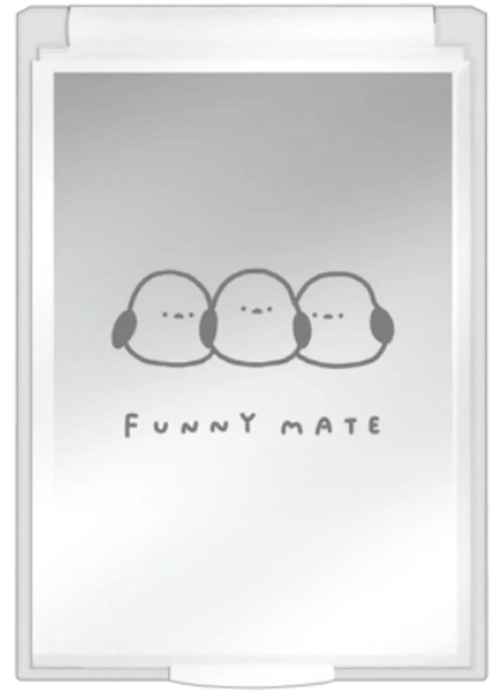 【送料無料】【セット商品】【3個入り】【日本製】【オリジナル】カードミラー【S】【FUNNY MATE】【シマエナガ】【かがみ】【手鏡】【ミニミラー】【折りたたみ】【コスメ】【化粧】【メイク】【雑貨】【グッズ】【かわいい】