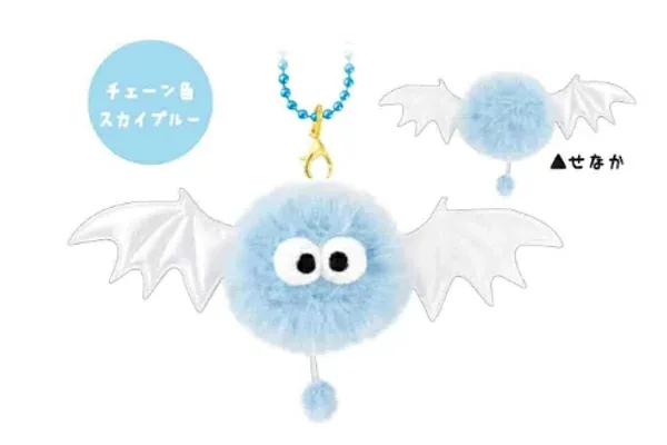 【送料無料】 オリジナル ぺたふれキーホルダーぶるー あお もんすたー キーホルダー キーリング チャーム 鍵 人形 ドール マスコット ぬいぐるみ ミニ プチ 雑貨 グッズ かわいい