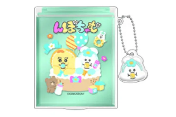 んぽちゃむ マスコット付きMサイズミラーんぽちゃむ1 キャラクター おぱんちゅうさぎ うさぎ 動物 アニマル 鏡 折りたたみ コンパクト メイク 化粧 コスメ 雑貨 グッズ かわいい