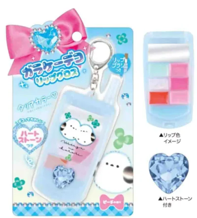 【送料無料】ガラケーデコリップグロス しまえなが 平成 ガラケー レトロ 化粧 化粧品 口元 唇 フェイスケア ケア用品 保湿 乾燥 香り コスメ 美容 雑貨 グッズ かわいい