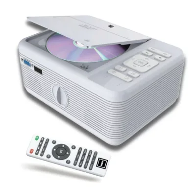 【並行輸入品】 DVD プロジェクター RCA社 RPJ140 Bluetooth ホームシアター プロジェクター DVDプレーヤー内蔵 ※日本のDVD非対応