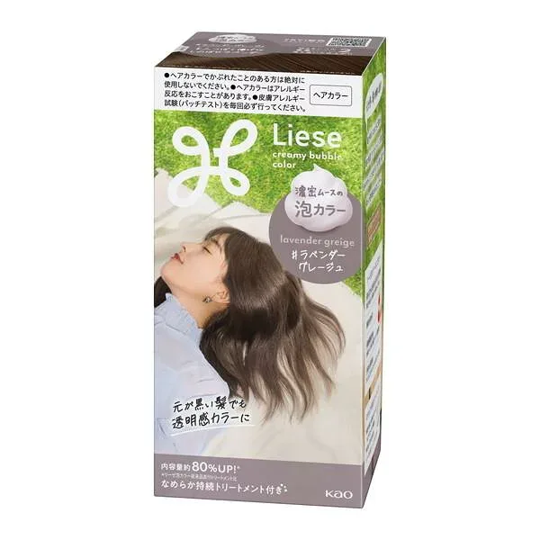【医薬部外品】花王(株) リーゼ 泡カラー ラベンダーグレージュ