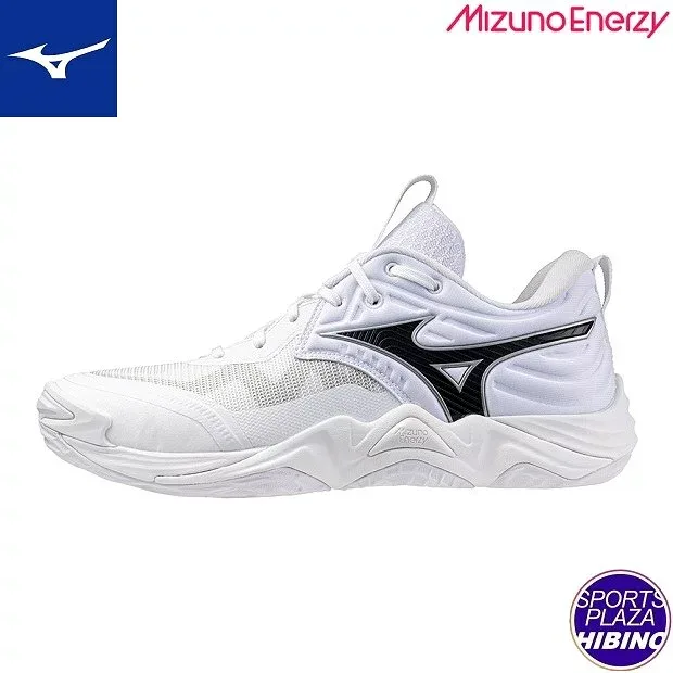 【ランキング受賞】 ミズノ(mizuno) バレーボールシューズ WAVE MOMENTUM ELITE WIDE ウエーブモーメンタム ワイド シューズ (25aw) ホワイト×ブラック V1GA251351【SS2609】