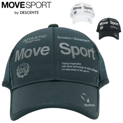 デサント ムーブスポーツ 帽子 メンズ レディース MOVESPORT by DESCENTE バックメッシュキャップ 抗菌・防臭加工 ユニセックス スポーツキャップ 男女兼用 大人 トレーニング ランニング ゴルフ 普段使い 熱中症対策 ブランド アクセサリー/ST6SCP01U