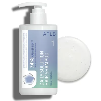 【APLB公式】デイリーソリューション ヘアシャンプー 300ml Daily Solution Hair Shampoo エイプルビー スキンケア ヘアケア 韓国コスメ 韓国ブランド