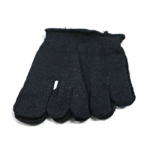 【送料無料】 つま先五本指ソックス (シルク混) (ブラック) (23-25cm) (3足セット)みっとめるへん社
