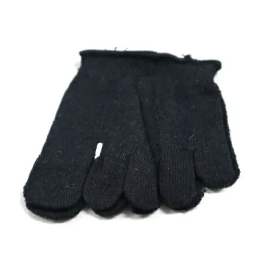 【送料無料】 つま先五本指ソックス (シルク混) (ブラック) (23-25cm) (3足セット)みっとめるへん社