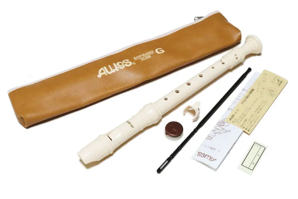 AULOS 302B (G) アウロス ソプラノリコーダー ジャーマン式(ドイツ式) 小学校の定番モデル AULOS 302A (G) の後継モデル