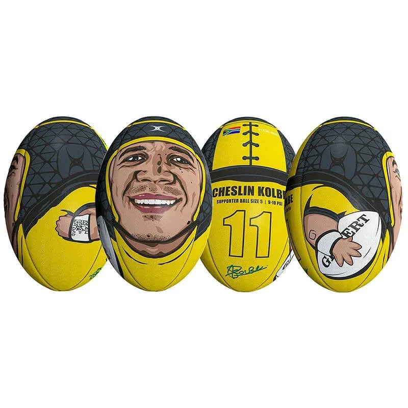 GILBERT サポーターボール チェスリン・コルビ 5号球 ラグビーボール ギルバート