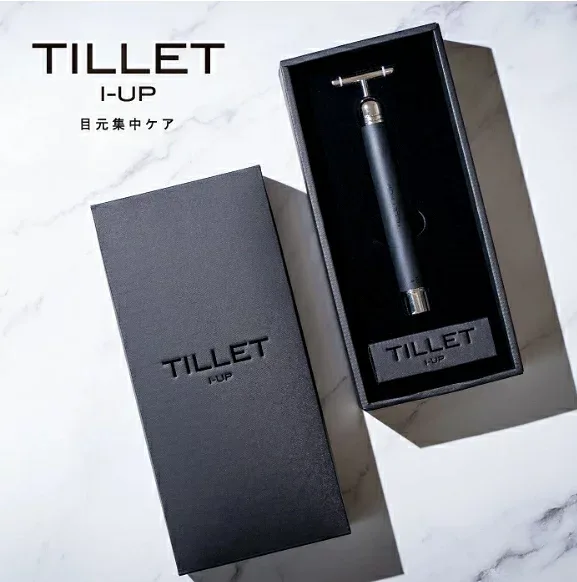 TILLET I-UP ティレット アイアップ 美顔器 目元ケア EMS 5kHz 振動 8600回/分 プラチナヘッド ポイントケア ほうれい線 眉間 口元 フェイスケア 日本製