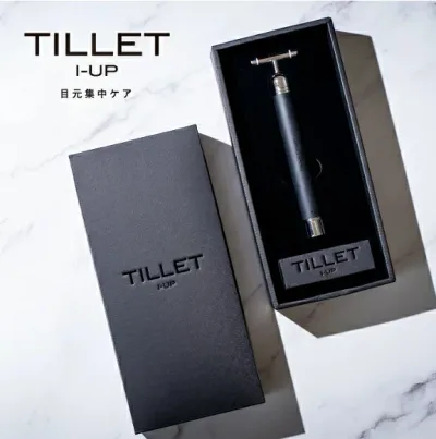 TILLET I-UP ティレット アイアップ 美顔器 目元ケア EMS 5kHz 振動 8600回/分 プラチナヘッド ポイントケア ほうれい線 眉間 口元 フェイスケア 日本製