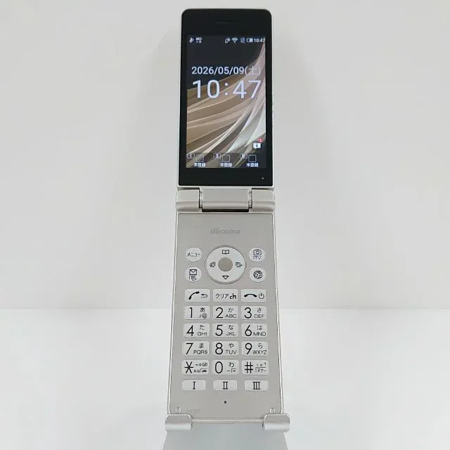 AQUOS ケータイ SH-02L ドコモ ゴールド 送料無料 本体 c19550 【中古】