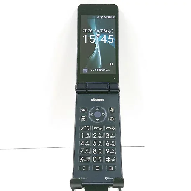 AQUOS ケータイ SH-01J ドコモ ブルーブラック 送料無料 本体 c20428 【中古】