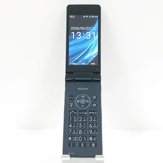 AQUOS ケータイ SH-02L ドコモ ブラック 送料無料 本体 c20394 【中古】