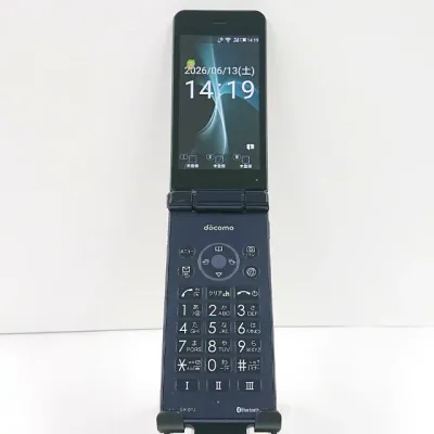 AQUOS ケータイ SH-01J ドコモ ブルーブラック 送料無料 本体 c20741 【中古】