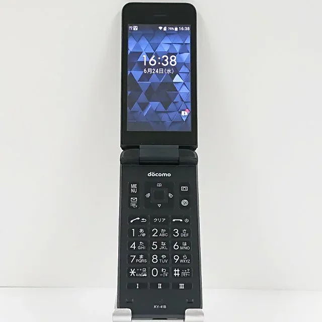 DIGNO ケータイ ベーシック KY-41B ドコモ ブラック 送料無料 本体 c20473 【中古】