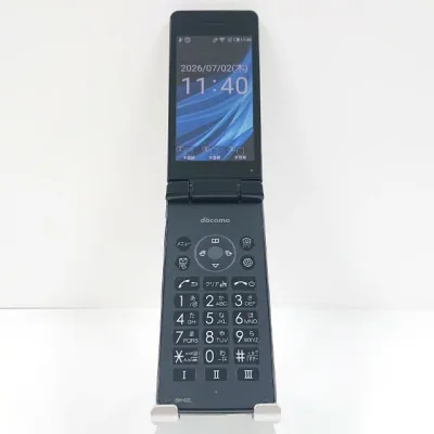 AQUOS ケータイ SH-02L ドコモ ブラック 送料無料 本体 c20388 【中古】