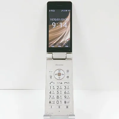AQUOS ケータイ SH-02L ドコモ ゴールド 送料無料 本体 c21000 【中古】