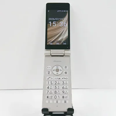 AQUOS ケータイ SH-02L ドコモ ゴールド 送料無料 本体 c21027 【中古】