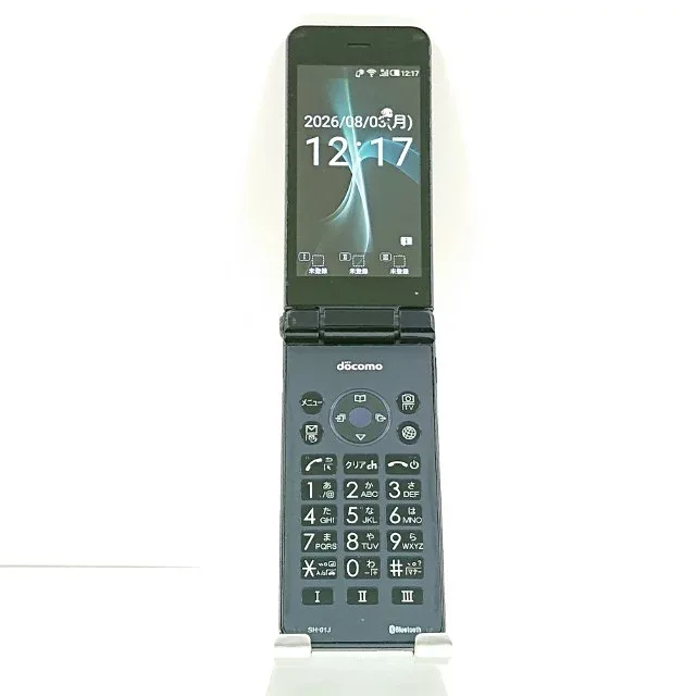 AQUOS ケータイ SH-01J ドコモ ブルーブラック 送料無料 本体 c20743 【中古】