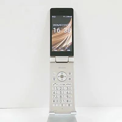AQUOS ケータイ SH-02L ドコモ ゴールド 送料無料 本体 c21446 【中古】