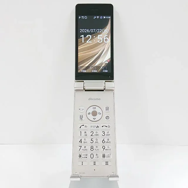 AQUOS ケータイ SH-02L ドコモ ゴールド 送料無料 本体 c21454 【中古】