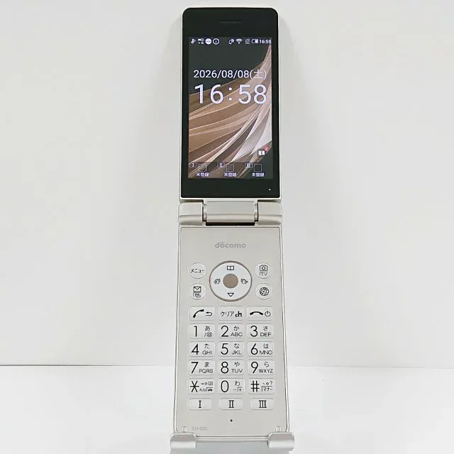 AQUOS ケータイ SH-02L ドコモ ゴールド 送料無料 本体 c21461 【中古】