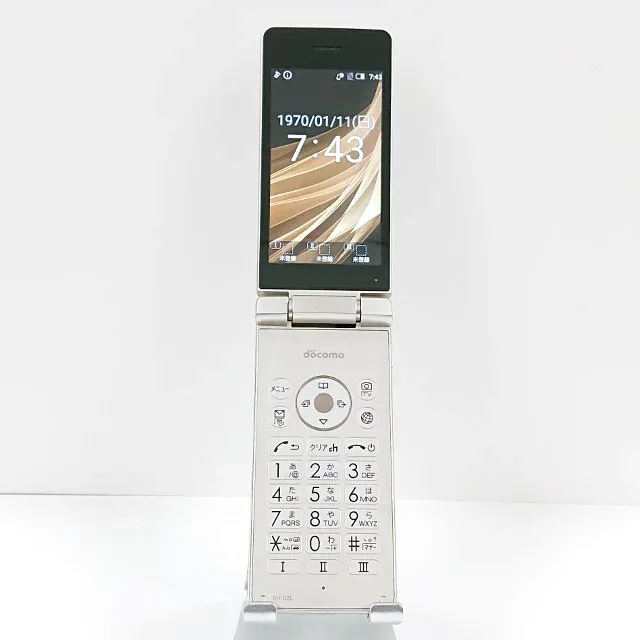 AQUOS ケータイ SH-02L ドコモ ゴールド 送料無料 本体 c21616 【中古】