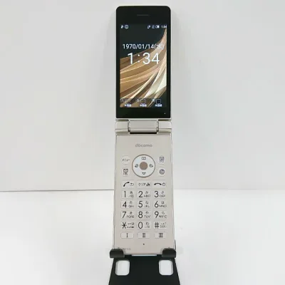AQUOS ケータイ SH-02L ドコモ ゴールド 送料無料 本体 c21621 【中古】