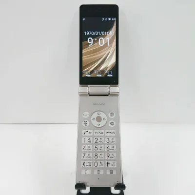 AQUOS ケータイ SH-02L ドコモ ゴールド 送料無料 本体 c21623 【中古】