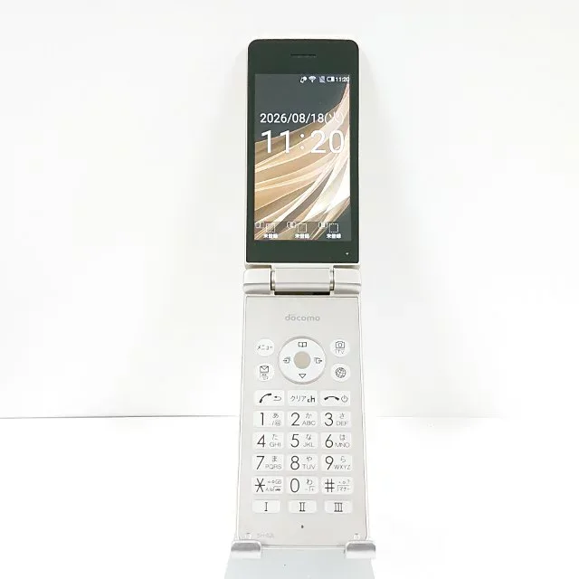 AQUOS ケータイ SH-02L ドコモ ゴールド 送料無料 本体 c21632 【中古】