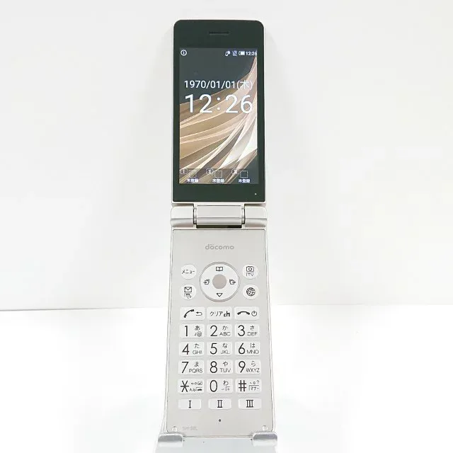 AQUOS ケータイ SH-02L ドコモ ゴールド 送料無料 本体 c21856 【中古】