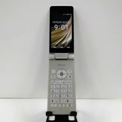 AQUOS ケータイ SH-02L ドコモ ゴールド 送料無料 本体 c21866 【中古】