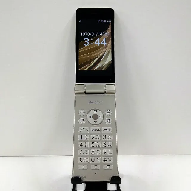AQUOS ケータイ SH-02L ドコモ ゴールド 送料無料 本体 c21872 【中古】