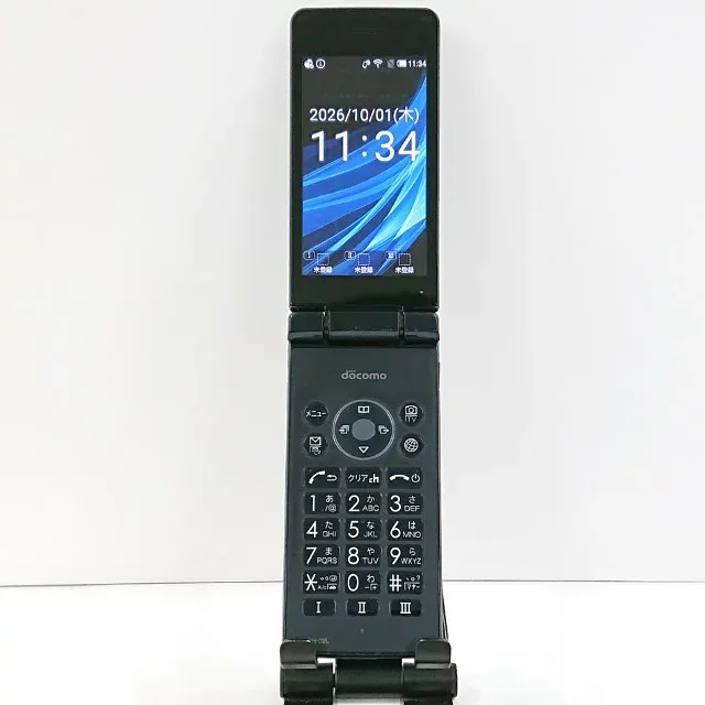 AQUOS ケータイ SH-02L ドコモ ブラック 送料無料 本体 c22637 【中古】