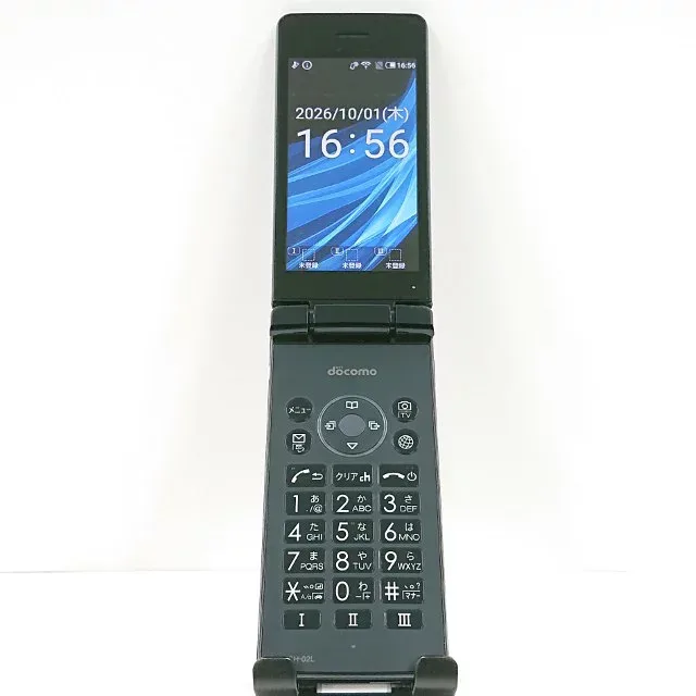 AQUOS ケータイ SH-02L ドコモ ブラック 送料無料 本体 c22729 【中古】