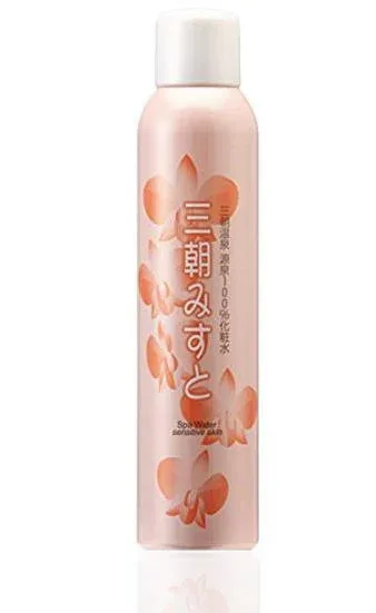 三朝みすと200g 三朝ミスト 完全無添加化粧ミスト温泉化粧水 オンセンスイ 無添加 ラドン泉 無香料 無着色 温泉ミスト 毛穴 浸透 保湿 スキンケア 源泉100% #A3