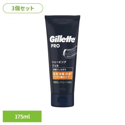 【3個セット】Gillette PRO シェービングジェル Gillette ジレット じれっと P&G Gillette