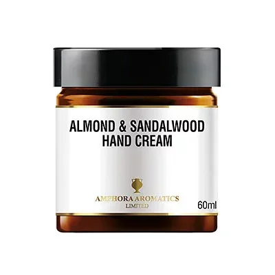 アロマクリーム アーモンド&サンダルウッド アロマハンドクリーム 60ml スキンケア 英国製 保湿クリーム 美容 美肌 香り 高級 アロマテラピー 癒やし【SS】
