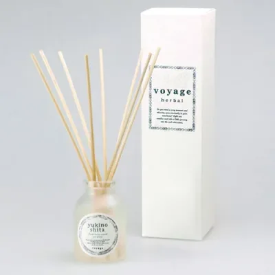 voyage リードディフューザー 雪の下 yukinoshita ハーバル ヴォヤージュ reed diffuser fragrace stick 正規品 ◆ルームフレグランス/フレグランススティック/ラタンスティック