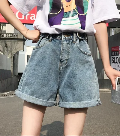 レディースショートパンツ ボトムス ゆったり 夏 ショートパンツ デニム 無地 コットン ハーフパンツ 短パン チェックパンツ 大きいサイズ 美脚 コットン S-XL ハイウエスト
