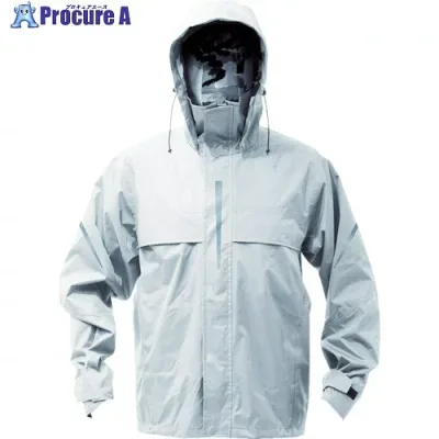 TRUSCO ベンチレーション(通気口)付レインスーツ シルバー 3L TRW360-71-3L 1着 ▼856-4327