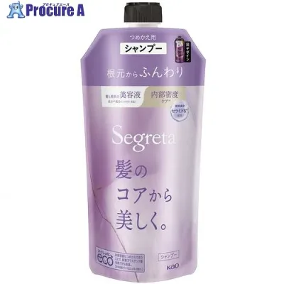 Kao シャンプー セグレタ 根元からふんわり つめかえ用 446626 24個 ■▼683-7036 【送料都度見積】