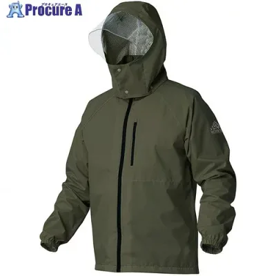 喜多 ブレスライトレインウェア 透湿合羽 カーキ M NO2940-KHI-M 1着 ■▼710-0369 【送料都度見積】