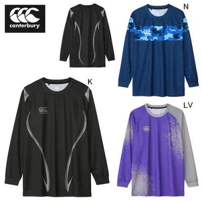 カンタベリー ビッグ 大きいサイズ 長袖 Tシャツ メンズ canterbury ロングスリーブ トレーニングティ ラグビー トレーニング スポーツ ウェア 練習着 RGM42605B アウトレット セール