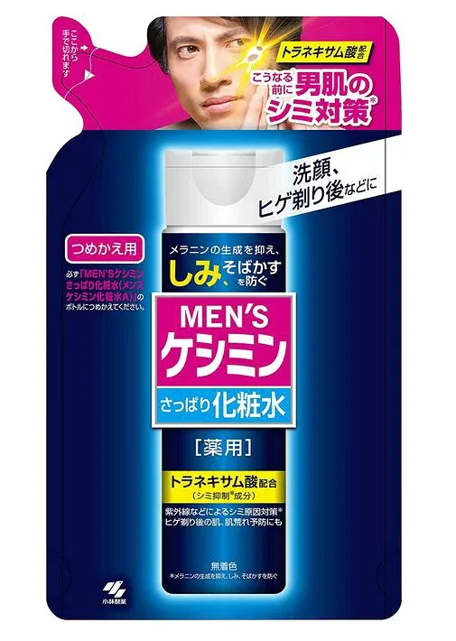 【医薬部外品】小林製薬 メンズケシミン さっぱり化粧水 詰替用 140ml 6個セット【送料無料/メール便】