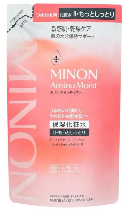 第一三共 ミノン アミノモイスト モイストチャージ ローションII もっとしっとり 詰替用 130ml 2個セット【送料無料/メール便】保湿化粧水