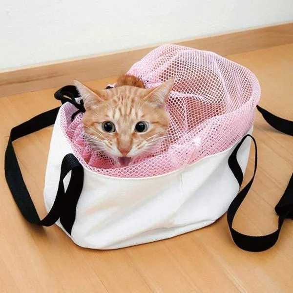 特価 キャリーバッグ キャットバッグ 猫 ネコ バッグ ( ペット ペットキャリー 巾着 )